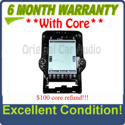 2019 - 2022 Dodge Ram 1500 OEM Navigation Center Stack 12" Touch Screen Display Control Panel P68456007AA, P68456007AB