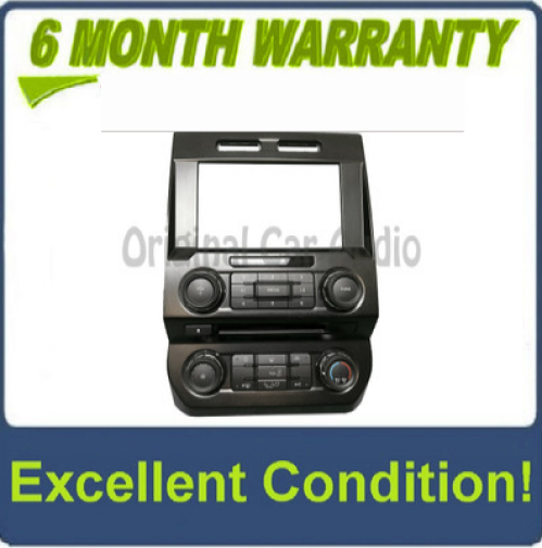 2015 - 2018 Ford F150 OEM 8" Touch Screen Radio Control Climate Control w/o Heated Seat Options Bezel ONLY