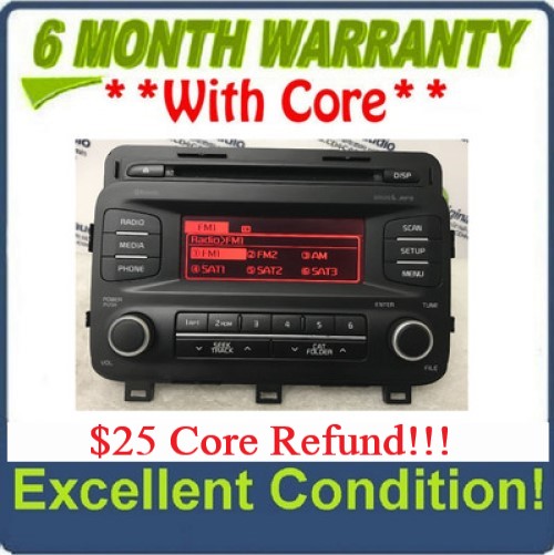 2014 - 2016 Kia Optima OEM SAT Bluetooth AM FM Radio Receiver