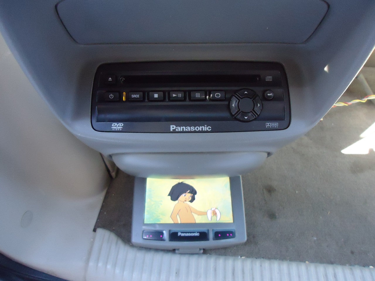 Chevy GMC Cadillac DVD Player Screen Pewter OEM Overhead