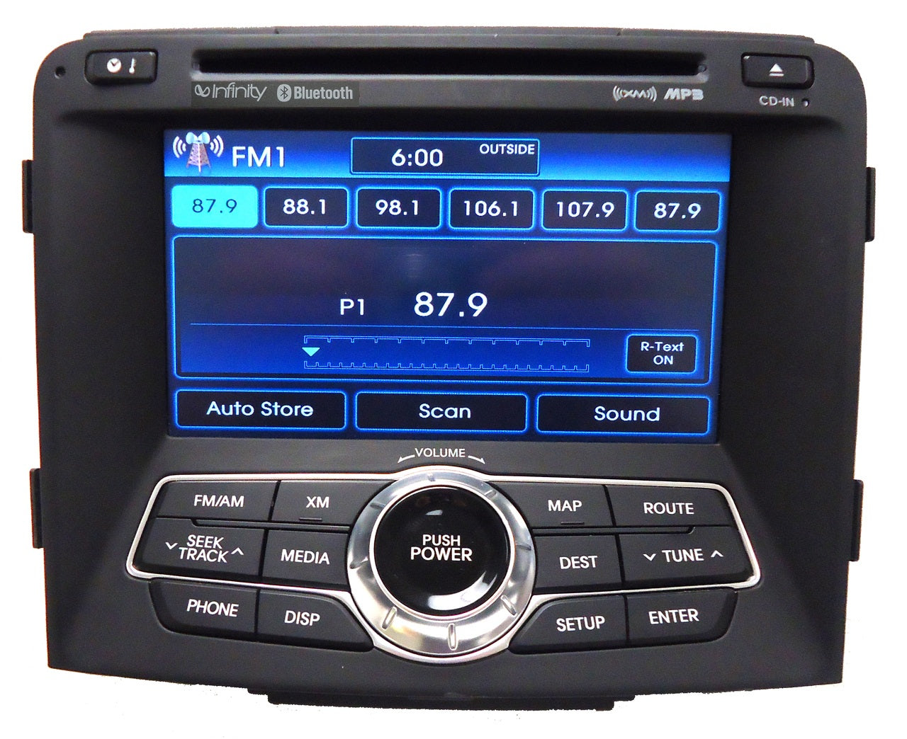 2011 - 2012 HYUNDAI Sonata OEM Navigation GPS 7 Speaker INFINITY Premium Sound Satellite XM Radio CD Player