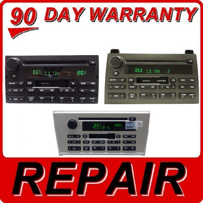 REPAIR YOUR 03 -10 FORD Lincoln Mercury Town Car LS Grand Marquis Radio Stereo AM FM Single CD Player