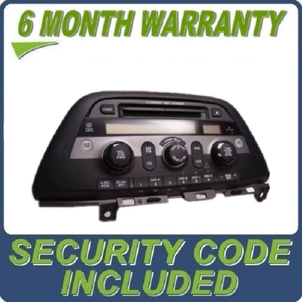 BRAND NEW 08 09 2010 Honda ODYSSEY Radio DVD AUX 6 Disc Changer CD MP3 Player 1XU5