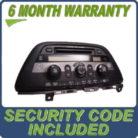 BRAND NEW 08 09 2010 Honda ODYSSEY Radio DVD AUX 6 Disc Changer CD MP3 Player 1XU5