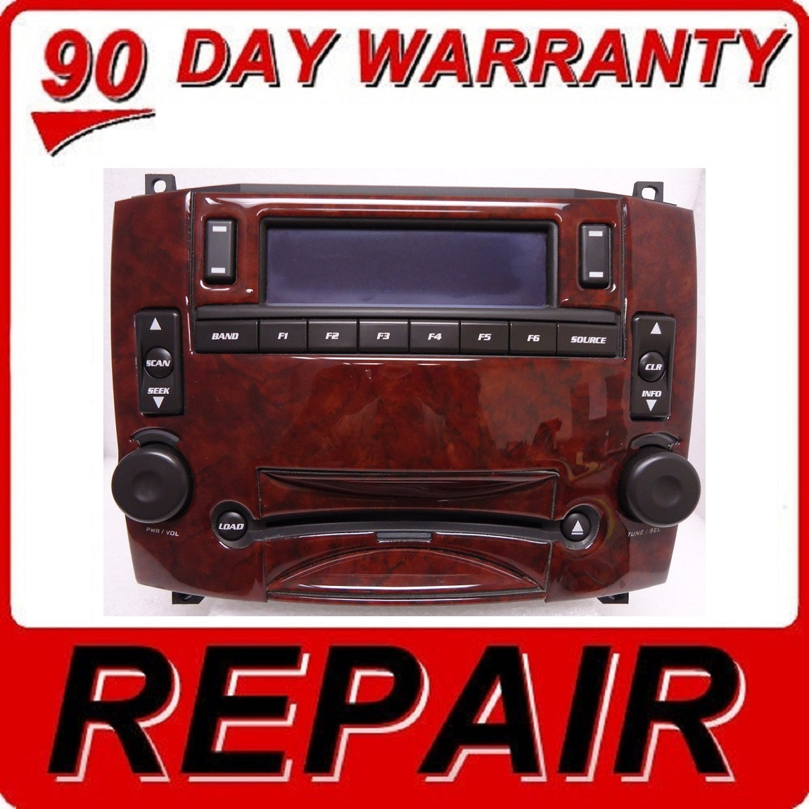 03 04 05 06 07 REPAIR YOUR CADILLAC CTS SRX OEM Radio 6 Disc Changer CD Player REPAIR 2003 2004 2005 2006 2007
