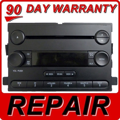 REPAIR YOUR 04 -10 FORD Lincoln Mercury Radio Stereo AM FM Single CD Player