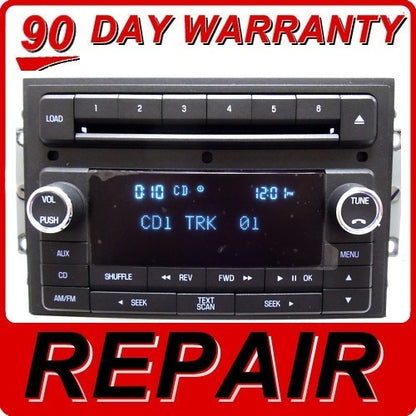 REPAIR YOUR 06 - 10 FORD LINCOLN MKX OEM Radio Stereo 6 Disc Changer CD Player