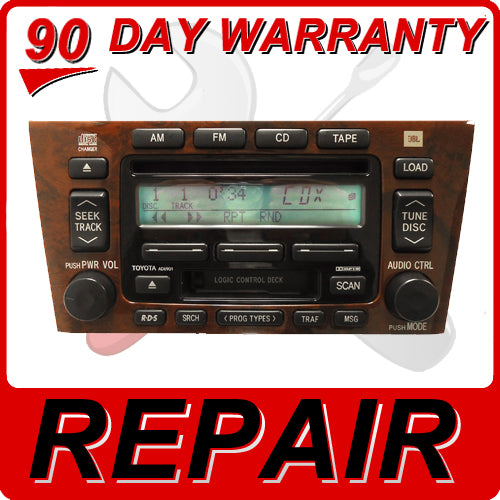 00 01 02 03 04 REPAIR FIX Toyota Avalon JBL Radio 6 Disc Changer CD Player Repair Service Fix JBL 2000 2001 2002 2003 2004