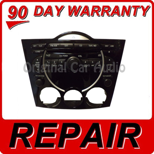 REPAIR 2004 - 2011 Mazda RX8 OEM 6 CD Changer Radio Repair SERVICE