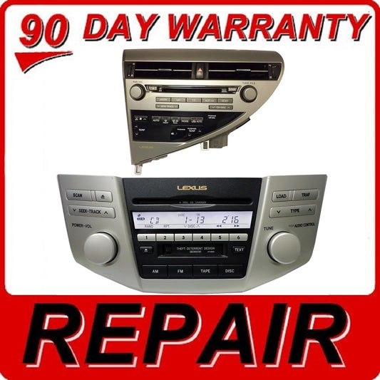 REPAIR Your 1999 - 2009 6 Disc Changer CD Player Radio LEXUS RX300 RX330 RX350 RX400h RX450h NEW CD MECHANISM