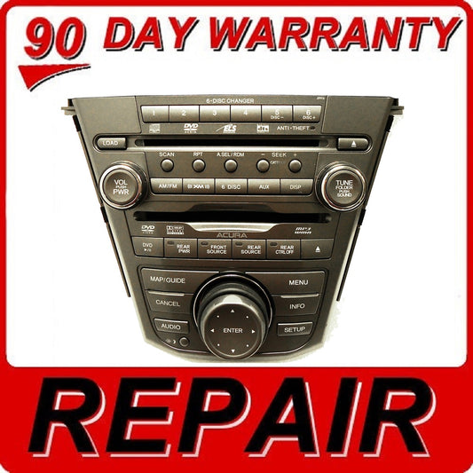 07 08 09 REPAIR YOUR ACURA MDX Radio Stereo Receiver Navigation HDD 6 Disc Changer CD DVD Player 2007 2008 2009
