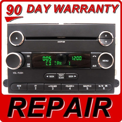 REPAIR YOUR 04 -10 FORD Lincoln Mercury Radio Stereo AM FM Single CD Player