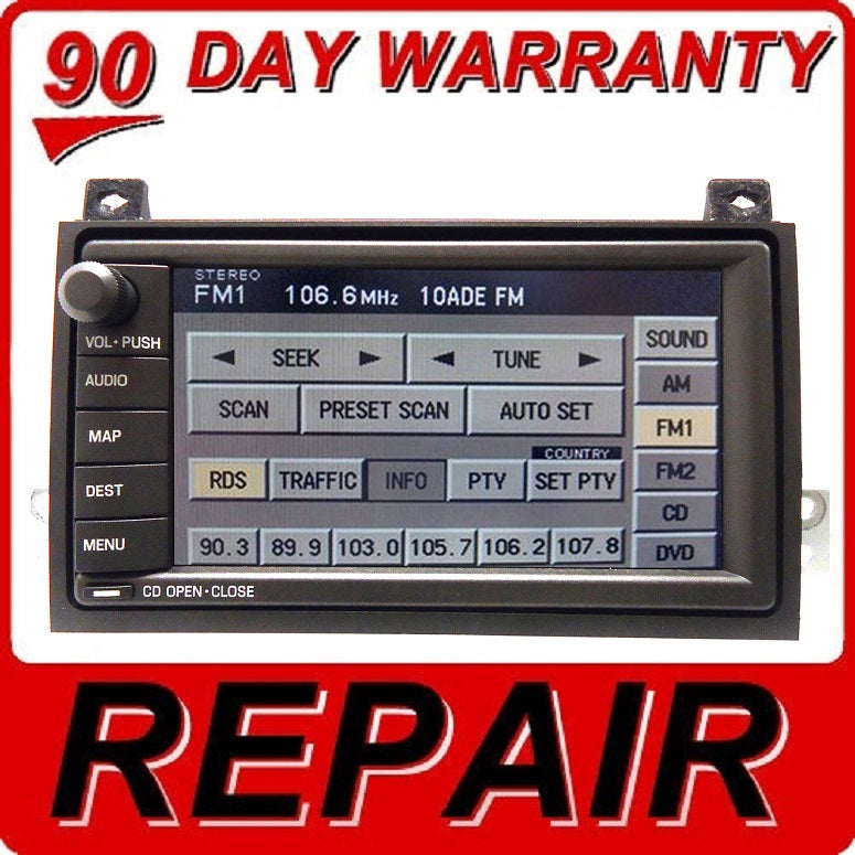 REPAIR Your 03 04 05 06 LINCOLN Aviator Navigator Town Car LS OEM Navigation Radio Stereo CD Player