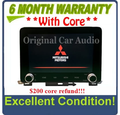 2022 - 2023 Mitsubishi Eclipse Cross OEM 8 Navigation AM FM Radio Touch Screen Receiver