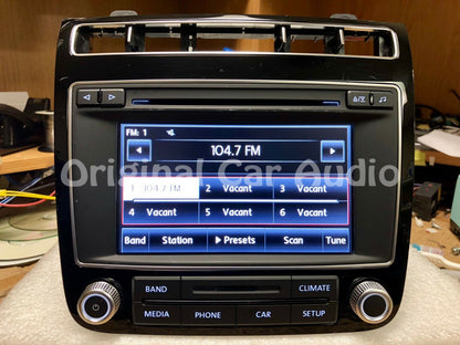 2015 Volkswagen Touareg OEM Touch Screen Sirius Radio Stereo 6 Disc Changer RCD-550