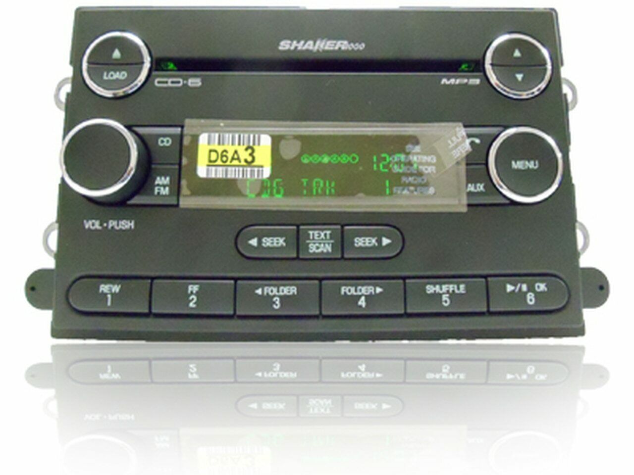 Re-manufactured 2007 - 2009 Ford MUSTANG OEM Radio AUX MP3 6 Disc CD Changer Sirius Satellite SHAKER 1000