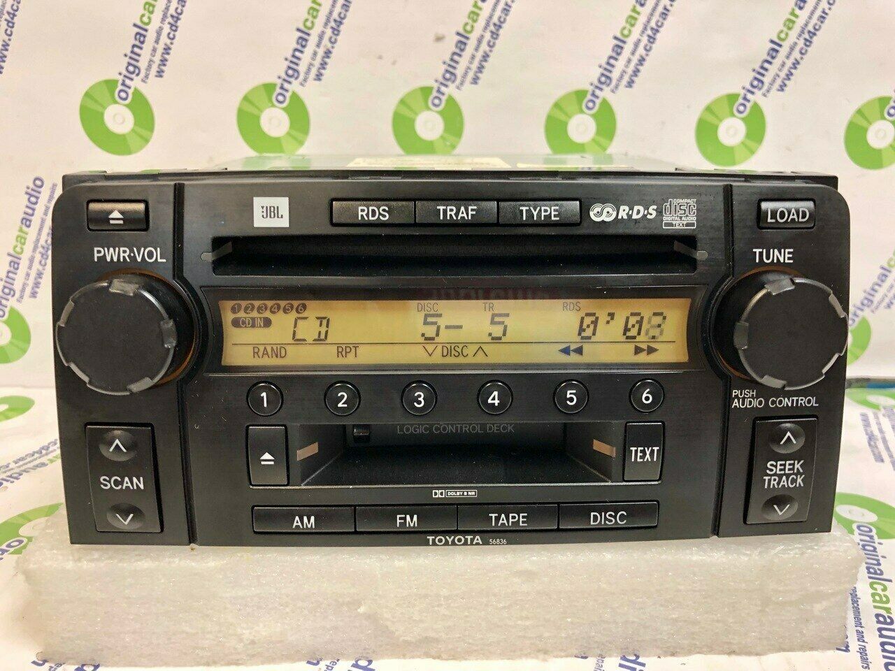 2003-2009 OEM Toyota 4Runner JBL Radio Tape Player 6 Disc CD Changer