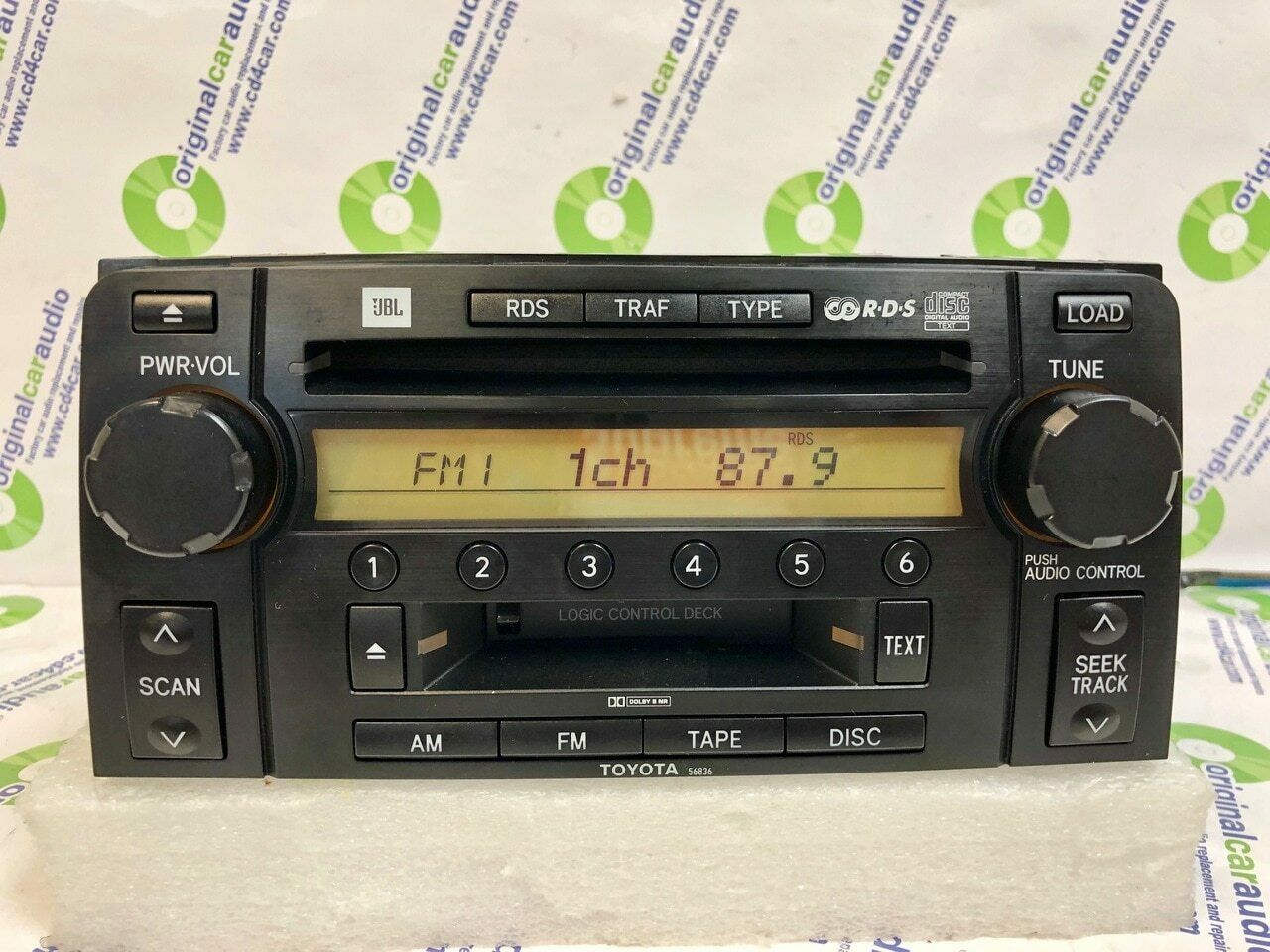 2003-2009 OEM Toyota 4Runner JBL Radio Tape Player 6 Disc CD Changer