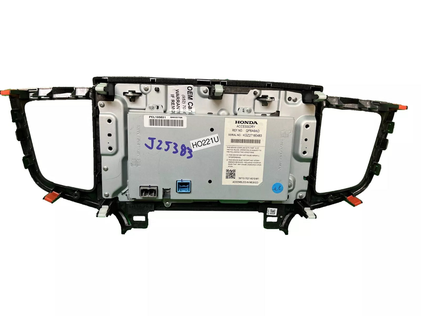 2019-2022 Honda Pilot Passport 8 inch Radio Information 8.0 Display Screen