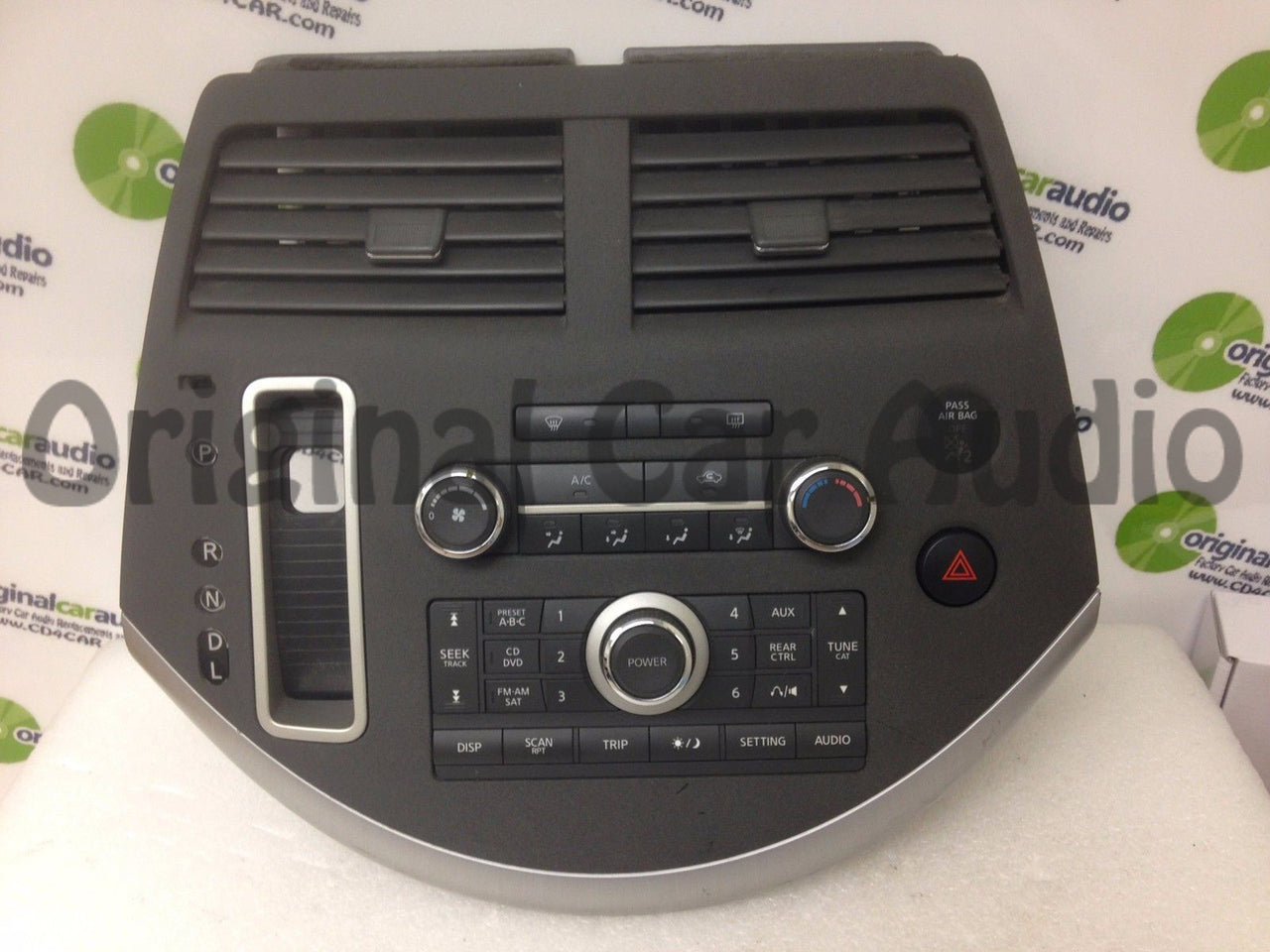2007 - 2009 Nissan Quest OEM Radio Control Panel Faceplate ONLY VP7ARX4302