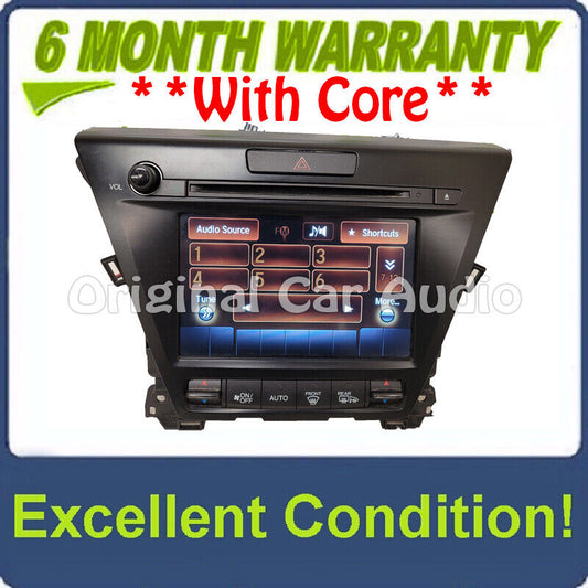 2016 - 2017 Acura MDX OEM Single CD AM FM Touch Screen Media Radio Receiver