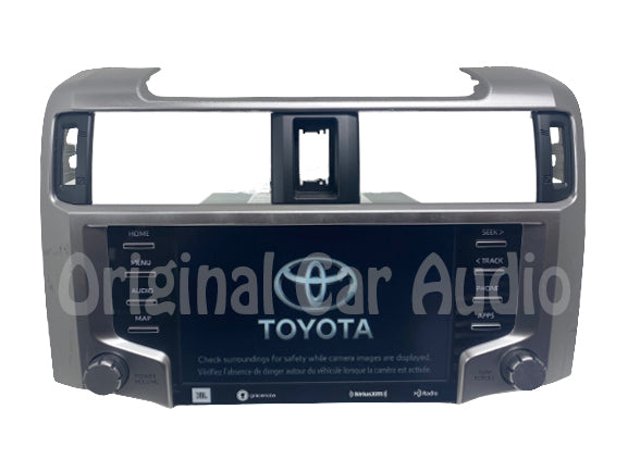 2020 - 2022 TOYOTA 4RUNNER OEM JBL GRACENOTE AM FM HD SXM RADIO DISPLAY RECEIVER