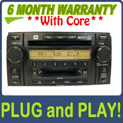 2003-2009 OEM Toyota 4Runner JBL Radio Tape Player 6 Disc CD Changer