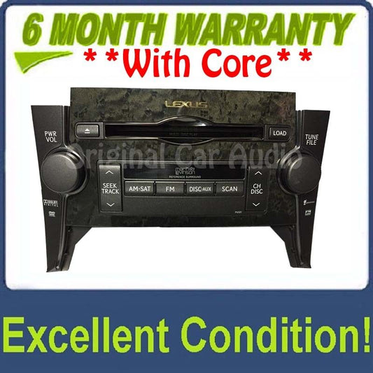 2007 - 2009 Lexus LS460 Mark Levinson radio 6 disc CD changer gray trim