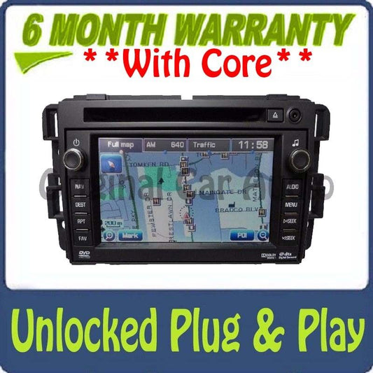 Unlocked 2010 - 2011 GMC Chevrolet OEM Navigation Radio CD Player Stereo Receiver