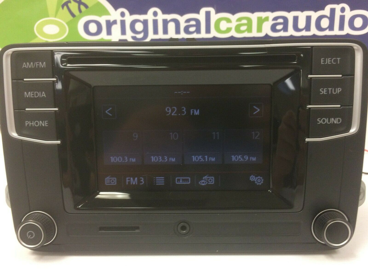 Blemished 2016 Volkswagen Passat Jetta AM FM SAT Bluetooth MP3 Aux SD Card Multi Media Touch Screen Receiver