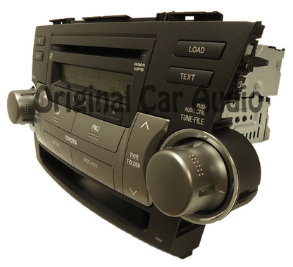 NEW 2008 2009 2010 2011 2012 08 09 10 11 12 TOYOTA Highlander OEM JBL AM FM Satellite Radio 6 Disc Changer MP3 CD Player 51855
