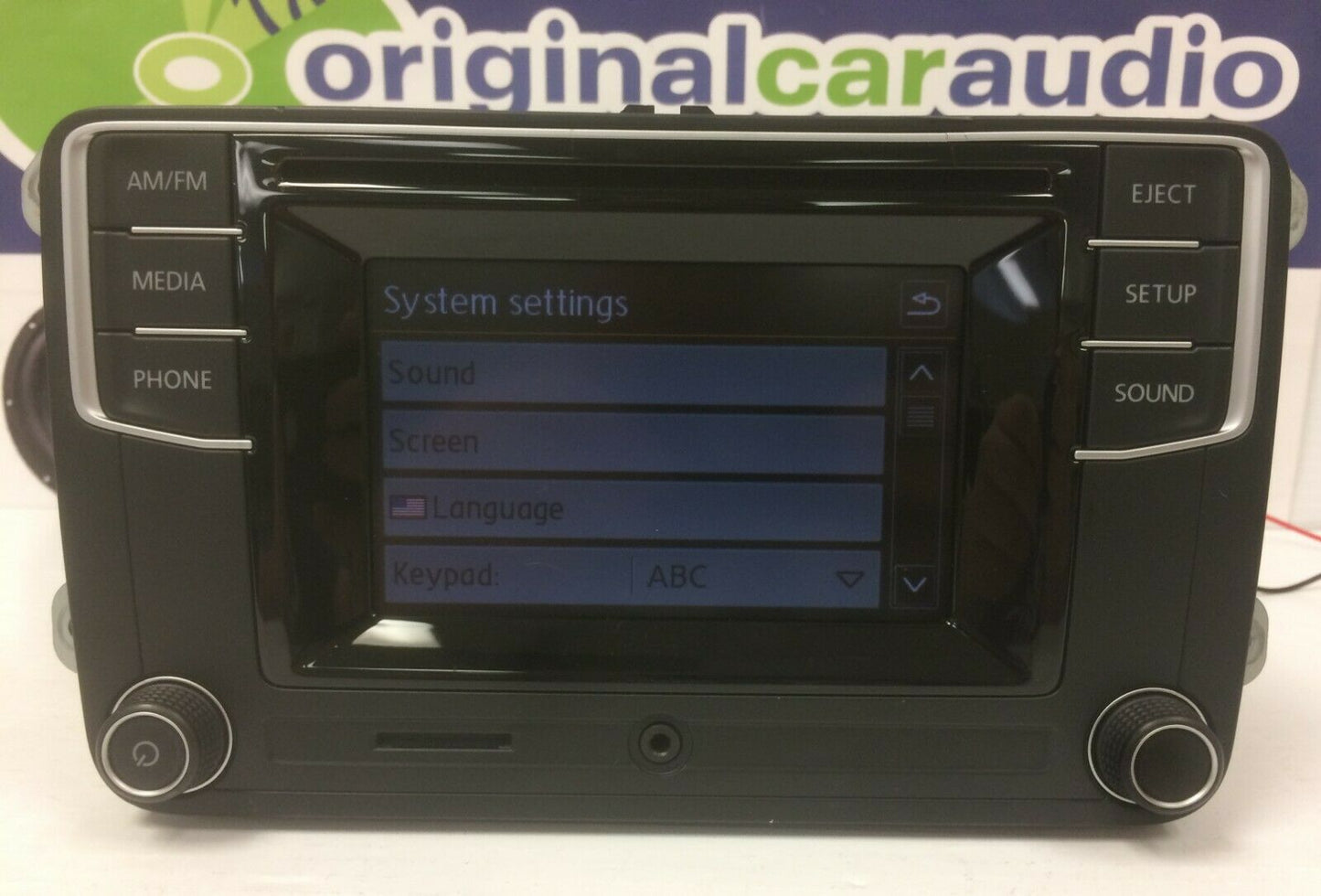 Blemished 2016 Volkswagen Passat Jetta AM FM SAT Bluetooth MP3 Aux SD Card Multi Media Touch Screen Receiver