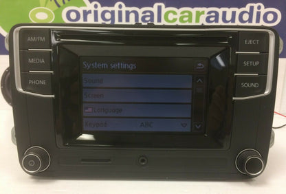 Blemished 2016 Volkswagen Passat Jetta AM FM SAT Bluetooth MP3 Aux SD Card Multi Media Touch Screen Receiver