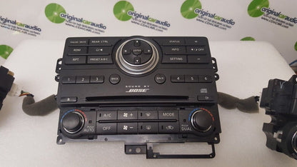 07 - 13 Nissan Pathfinder Armada BOSE Audio Climate Control Panel 28395 ZQ0081