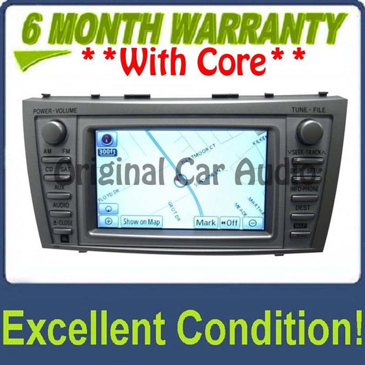 2010 2011 10 11 TOYOTA Camry OEM JBL Navigation GPS System Radio Stereo 4 Disc Changer CD Player E7024