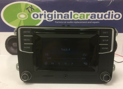 Blemished 2016 Volkswagen Passat Jetta AM FM SAT Bluetooth MP3 Aux SD Card Multi Media Touch Screen Receiver