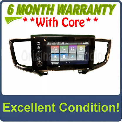 2019-2022 Honda Pilot Passport 8 inch Radio Information 8.0 Display Screen
