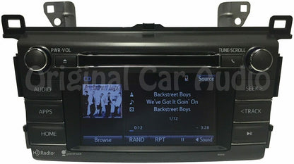 Refurbished 2013 2014 2015 2016 2017 Toyota OEM Gracenote AM FM HD Radio Bluetooth CD Player Receiver 100326, 100325
