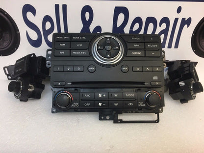 07 - 13 Nissan Pathfinder Armada Audio Climate Control Panel 28395 ZQ0081