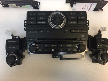 07 - 13 Nissan Pathfinder Armada Audio Climate Control Panel 28395 ZQ0081