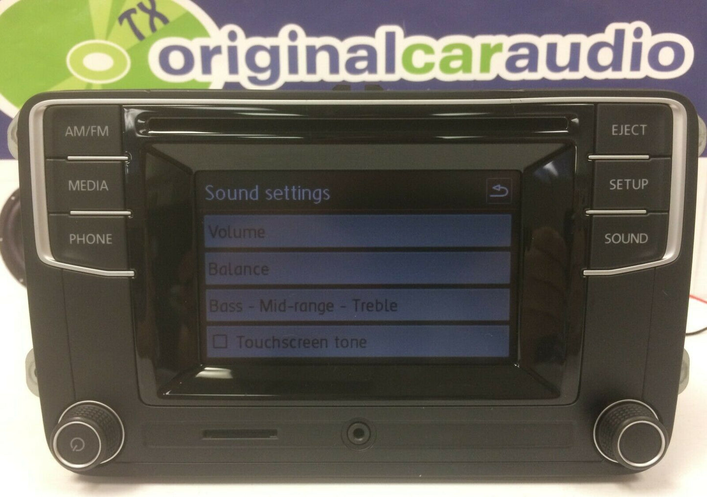 Blemished 2016 Volkswagen Passat Jetta AM FM SAT Bluetooth MP3 Aux SD Card Multi Media Touch Screen Receiver