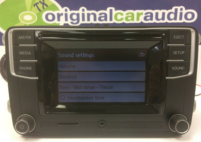 Blemished 2016 Volkswagen Passat Jetta AM FM SAT Bluetooth MP3 Aux SD Card Multi Media Touch Screen Receiver