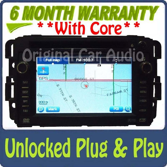 Unlocked GMC Chevrolet Navigation GPS Radio Stereo OEM