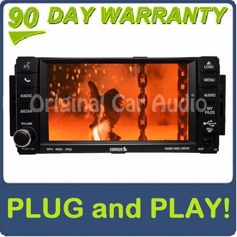 2007 - 2013 Chrysler Jeep Dodge OEM MyGig MP3 AUX CD DVD Player Receiver High-Speed RBZ