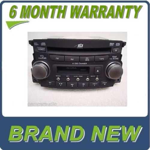 NEW 04 05 06 Acura TL Radio 6 Disc DVD CD Changer Cassette 1TB1 OEM