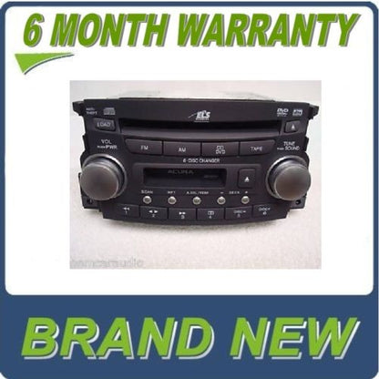 NEW 04 05 06 Acura TL Radio 6 Disc DVD CD Changer Cassette 1TB1 OEM