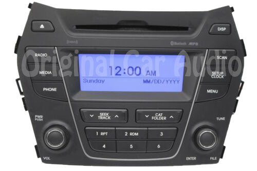 2013 - 2016 Hyundai Santa Fe OEM AM FM XM Radio CD Player Receiver 961704Z1504X