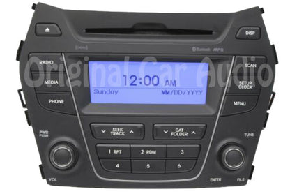 2013 - 2016 Hyundai Santa Fe OEM AM FM XM Radio CD Player Receiver 961704Z1504X
