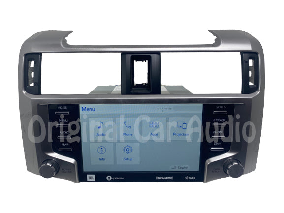 2020 - 2022 TOYOTA 4RUNNER OEM JBL GRACENOTE AM FM HD SXM RADIO DISPLAY RECEIVER