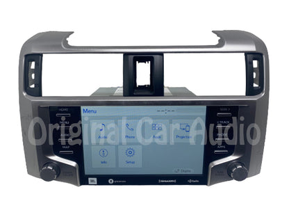 2020 - 2022 TOYOTA 4RUNNER OEM JBL GRACENOTE AM FM HD SXM RADIO DISPLAY RECEIVER